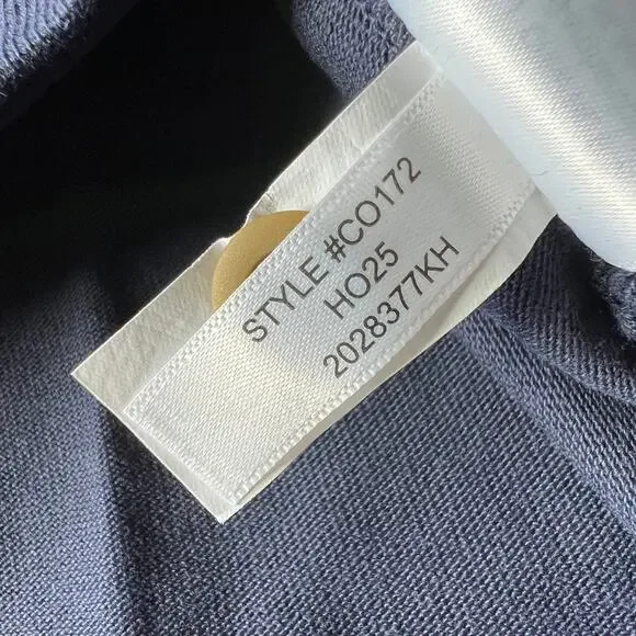 J Crew Rugby Shirt With Corduroy Collar Mens Large Blue Striped - Picture 11 of 11